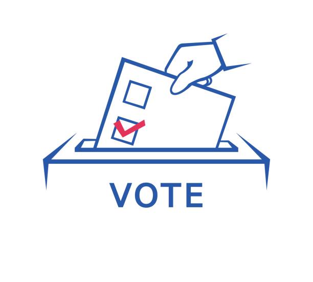 ilustrações de stock, clip art, desenhos animados e ícones de election day - voting ballot