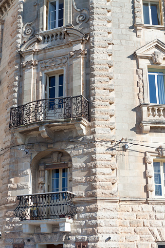 VALLETTA -MALTA - APRIL 13, 2016: Traditional Maltese architecture in Valletta, Malta