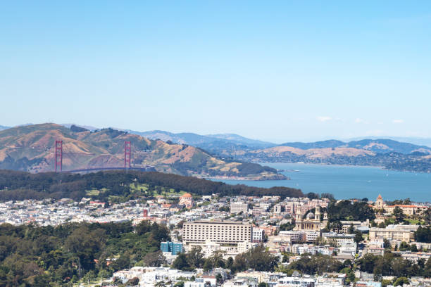 istock Golden Gate Bridge View from Twin Peaks 688974242
