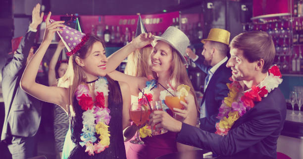 istock Young friends dancing on birthday party 688987262