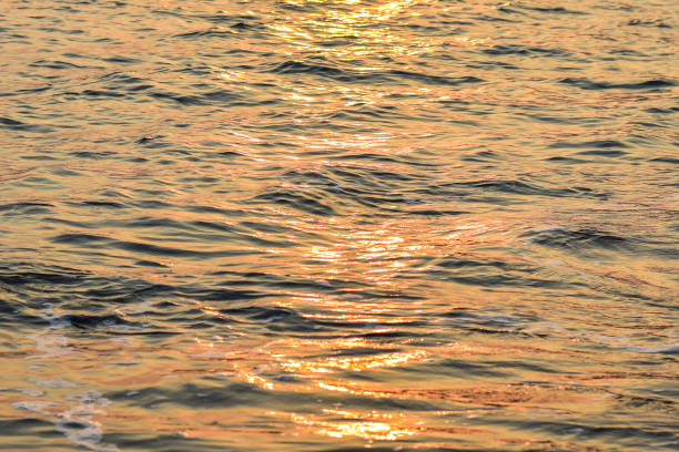 istock Sea texture in the sunset time 688989668