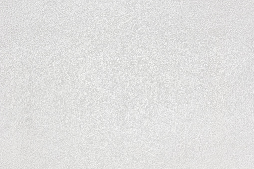 White plastered wall with a small texture