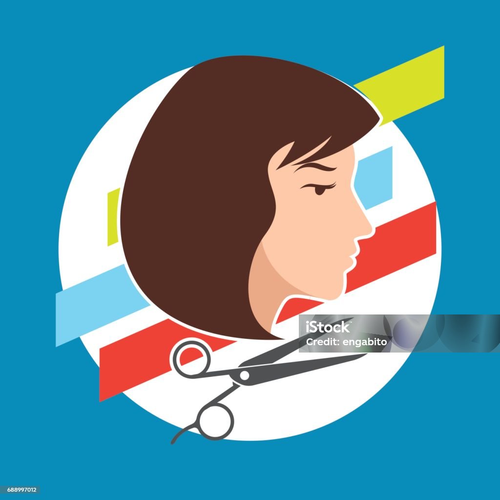 Hair Cut Hairstyle Model For Woman Concept Vector Illustration Stock Illustration - Download Image Now - iStock Hair Cut Hairstyle Model For Woman Concept Vector Illustration Stock Illustration - Download Image Now - iStock