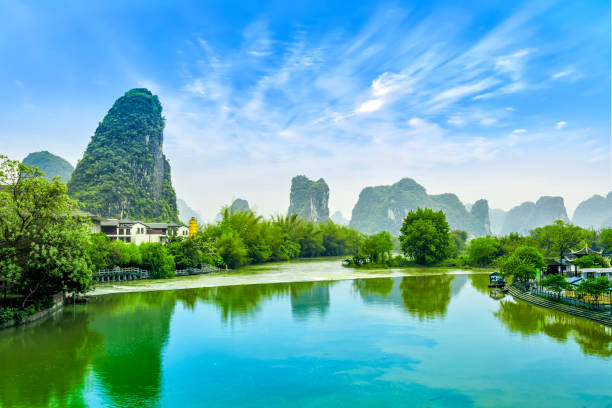 istock Guilin in Yangshuo, Guangxi, beautiful landscape 689000440