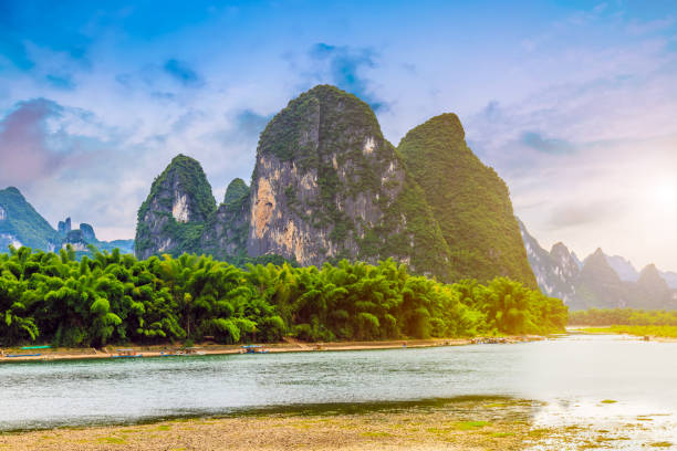 istock Guilin in Yangshuo, Guangxi, beautiful landscape 689004198
