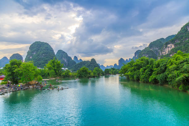 istock Guilin in Yangshuo, Guangxi, beautiful landscape 689007670