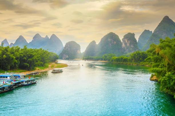 istock Guilin in Yangshuo, Guangxi, beautiful landscape 689007788