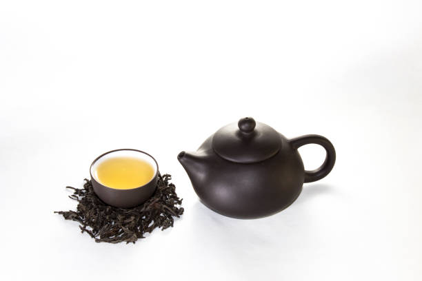 istock Ceramic teapot of Chakhu, cha hu 689007890