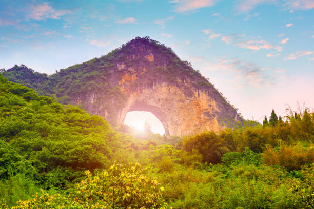 istock Guilin in Yangshuo, Guangxi, beautiful landscape 689008040