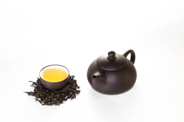 istock Ceramic teapot of Chakhu, cha hu 689010588