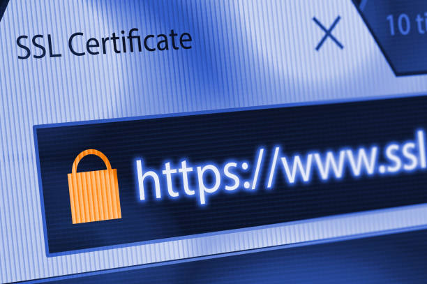 Close-up of a browser window showing lock icon during SSL connection Close-up of a browser window showing lock icon during SSL connection hypertext transfer protocol photos stock pictures, royalty-free photos & images