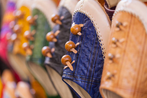 Colourful Moroccan slippers, Marrakesh