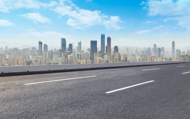 istock Roads, roads, and city skylines 689040832