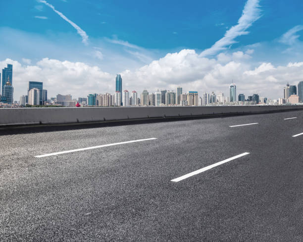 istock Roads, roads, and city skylines 689040946