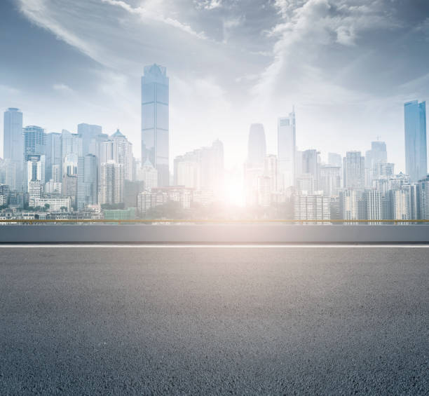 istock Roads, roads, and city skylines 689043930