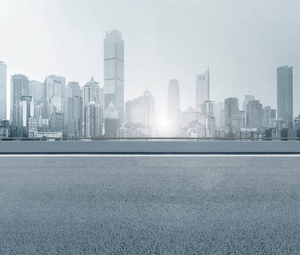 istock Roads, roads, and city skylines 689045066