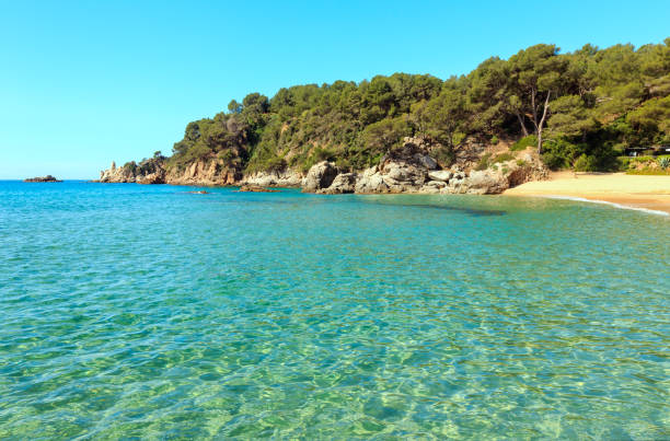 istock Mediterranean sea rocky coast, Spain. 689047568