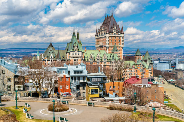istock View of Chateau Frontenac in Quebec City, Canada 689054730