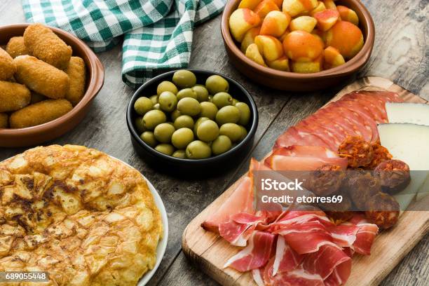 Traditional Spanish Tapas Stock Photo - Download Image Now - Spain, Spanish Culture, Tapas