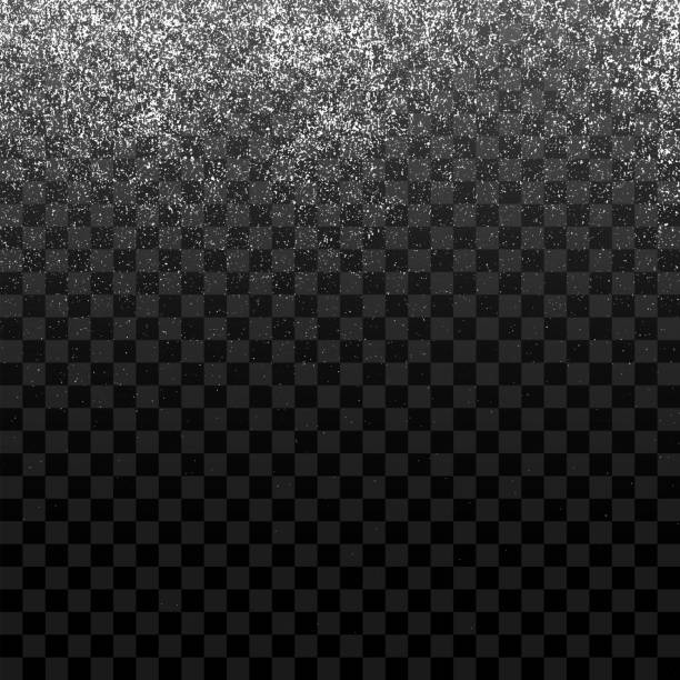 Dusty Grain or Snow Particles Texture Dusty Grain or Snow Particles Texture for Your Design. Realistic grunge Effect sand clipart stock illustrations