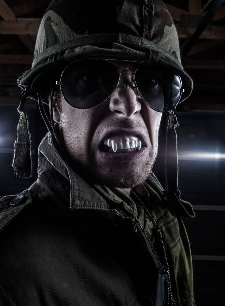 istock Army officer in camo 689065876