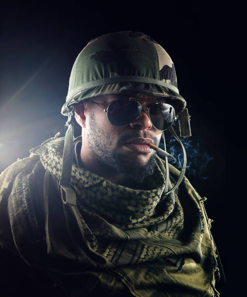 istock Army captain wearing camouflage 689068044