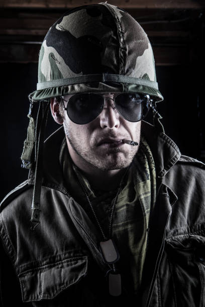 istock Army officer in camo 689068606
