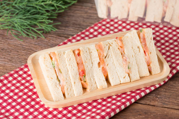 istock Club sandwich with salmon. 689069992