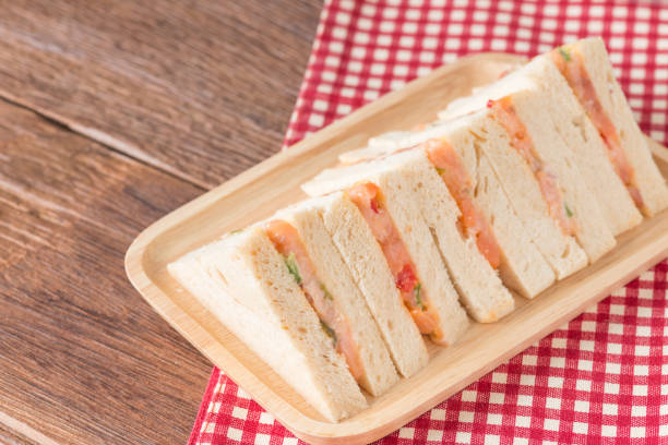 istock Club sandwich with salmon. 689070002