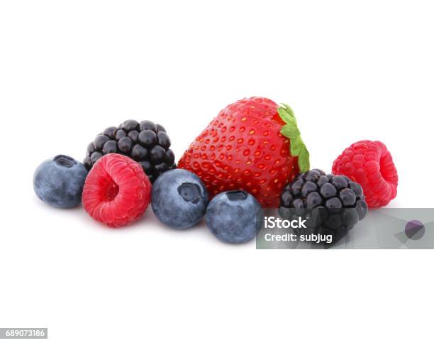 Fresh Berries Stock Photo - Download Image Now - Berry Fruit, Berry, Variation