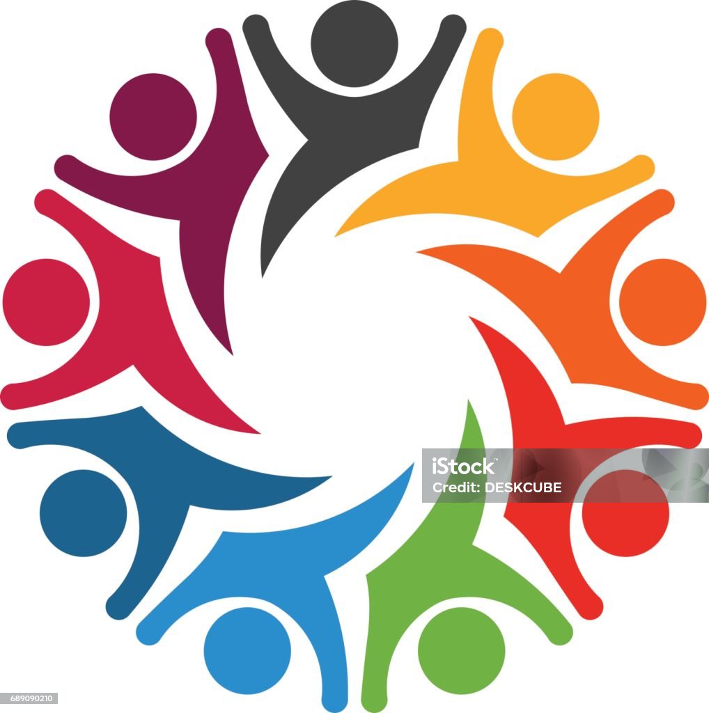 Team People Connection Illustration Stock Illustration - Download Image ...