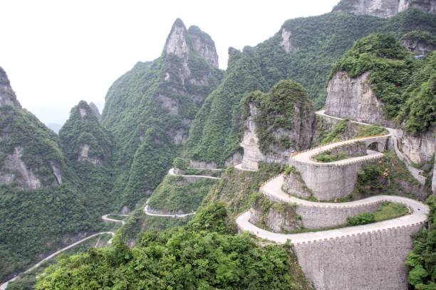 istock road to Tian Men Shan 689094124