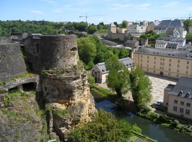 Bock Casemates and The Lower City, UNESCO World Heritage Site in Luxembourg City, Luxembourg