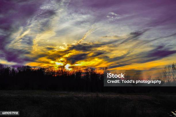 Colorful Sunset Stock Photo - Download Image Now - Adventure, Beauty In Nature, Happiness