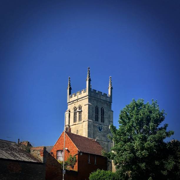 istock Tower in Newport Pagnell Town Centre 689137018