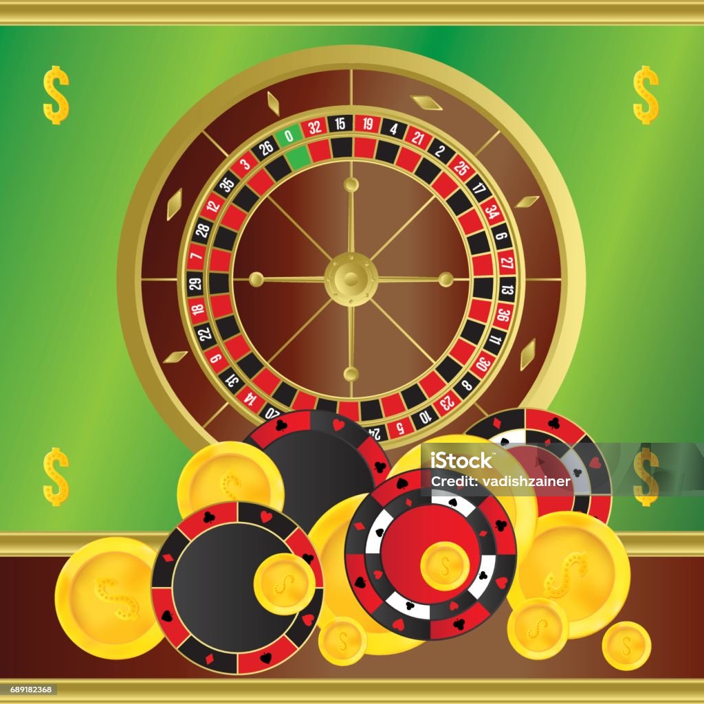 Gambling Table Vector Gambling Table For Your Design Stock Illustration - Download Image Now ...