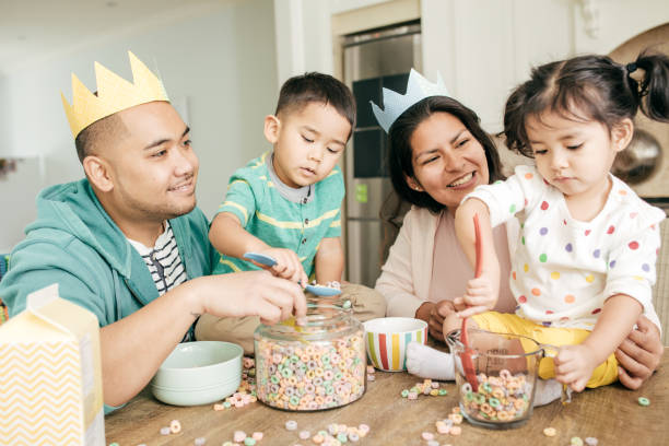 istock Family having fun in the kitchen 689183122