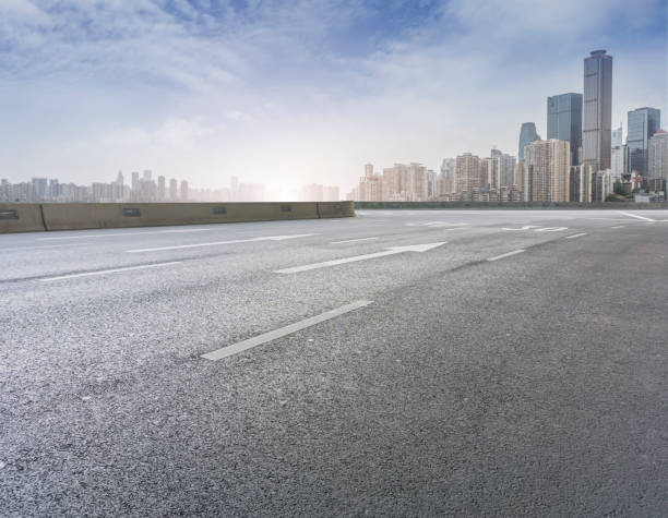 istock Roads, roads, and city skylines 689183742