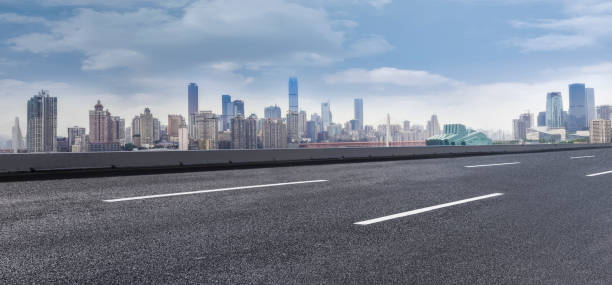 istock Roads, roads, and city skylines 689185848