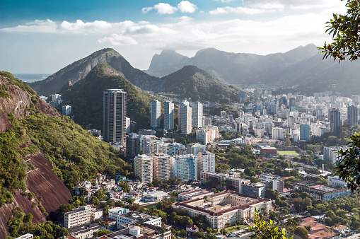 A view on Rio de Janeiro skyscapers