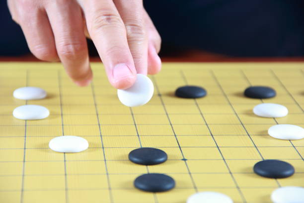 istock The game of go, go chess 689205860