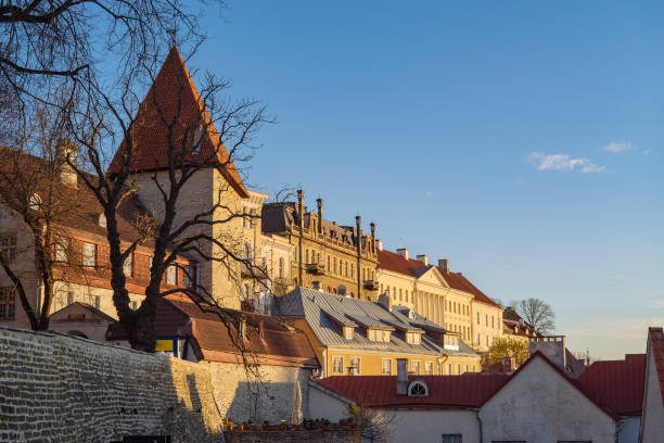 istock Tallinn old town in sunrise light 689208764