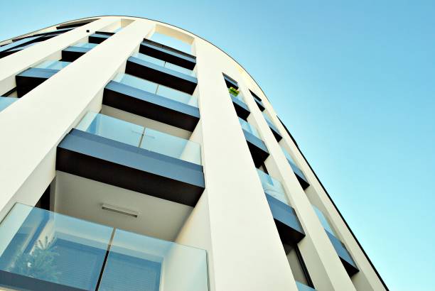 istock Modern apartment buildings exteriors 689234788
