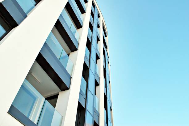 istock Modern apartment buildings exteriors 689234998