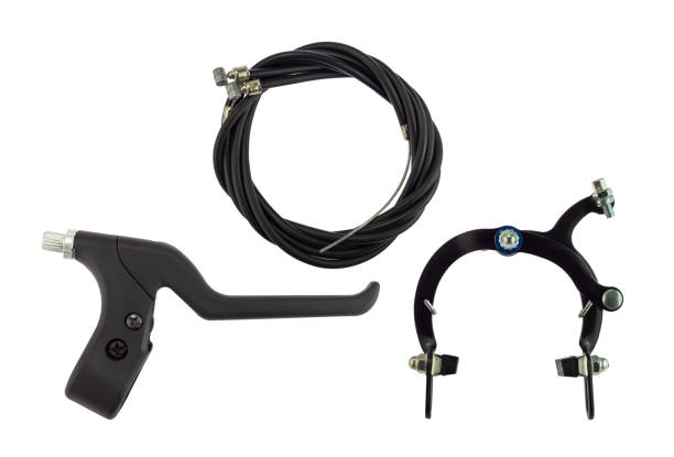 istock set of bicycle brake isolated on White Background. 689246874