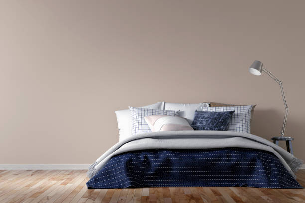 istock Modern urban bedroom with decoration 689252194