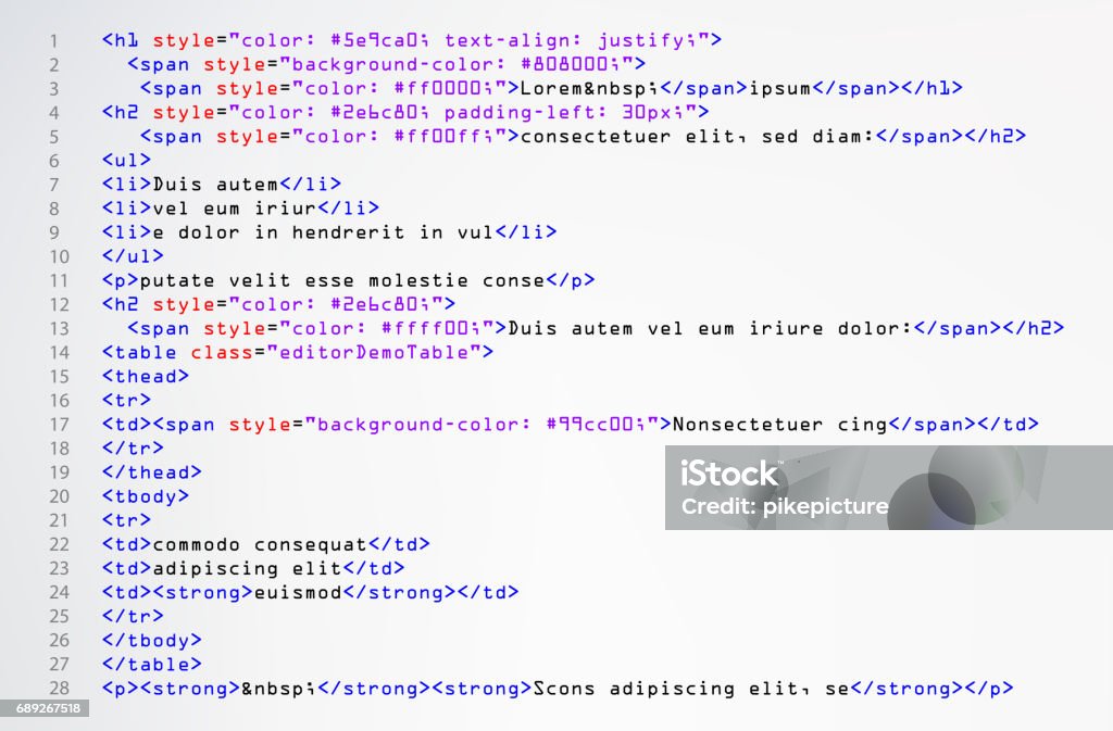 Simple Code Vector Html Simple Code Vector Colorful Abstract Program Tags In Developer ...