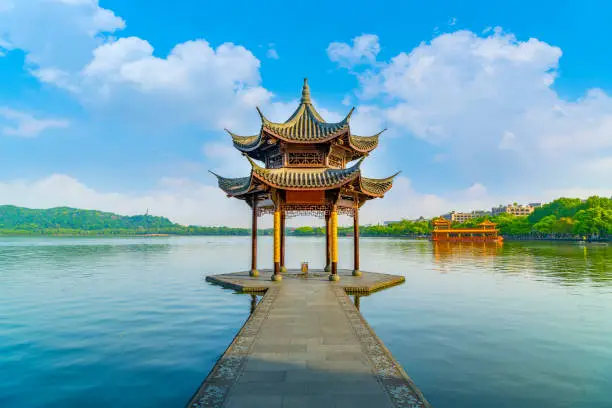 The beautiful scenery of Hangzhou, West Lake