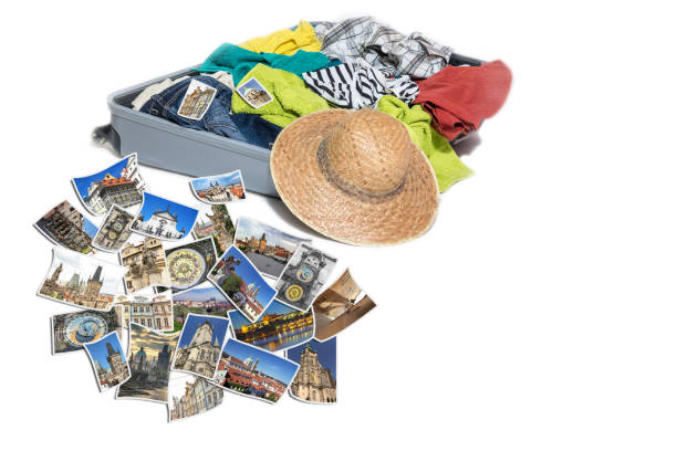 istock Travel to Prague concept isolated 689278102