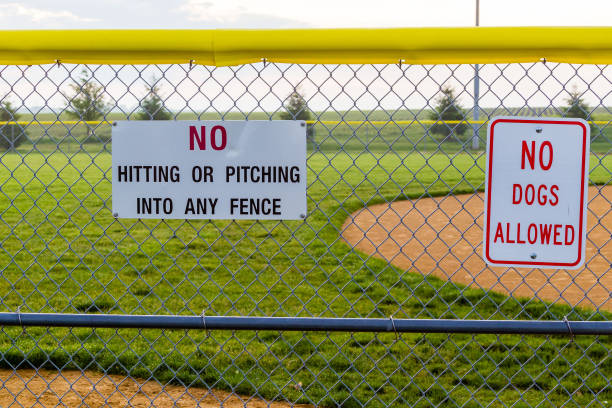 istock baseball diamond signs to prevent various things 689301242